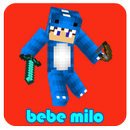 APK Bebe Milo Skins for MCPE