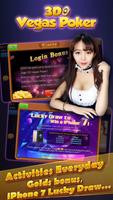 Vegas Poker Lucky Casino 3D Plakat