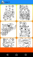 youkai coloring book for kids imagem de tela 1
