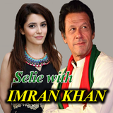Selfie with Imran khan-DP Maker & Panaflex Editor icône