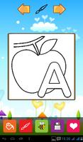 Alphabet Coloring Games Poster