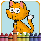 Cute Cats Coloring Games ikon