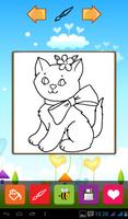 Cute Cats Coloring Games स्क्रीनशॉट 3