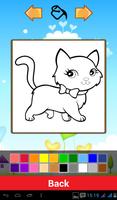 Cute Cats Coloring Games capture d'écran 1