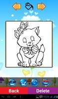 Cute Cats Coloring Games स्क्रीनशॉट 2