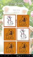 Puppy Memory Game Affiche