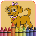 Puppy Coloring Games أيقونة