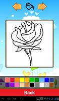 Rose Coloring Games Affiche