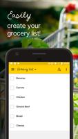Grocery Shopping To Do List постер