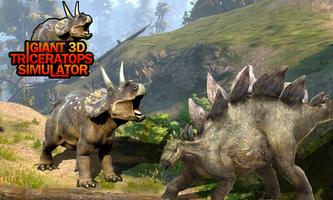 Giant Triceratops Simulator 3D ảnh chụp màn hình 1