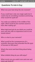 Questions To Ask A Guy تصوير الشاشة 1