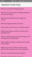 Questions To Ask A Guy تصوير الشاشة 2