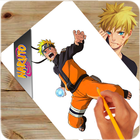 Cómo dibujar Naruto 2018 (Draw Naruto characters) icono