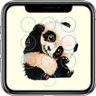 Cute Panda Lock Screen