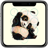 Cute Panda Lock Screen icône