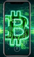 Bitcoin Lock Screen Affiche