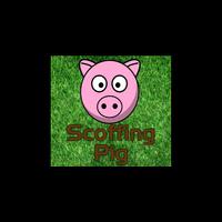 Scoffing Pig Affiche