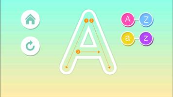 ABC Writing in Flat Design ภาพหน้าจอ 1