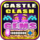 Gems For Castle Clash [ Cheats 2017 ] - prank icône