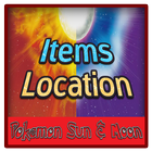 Sun&Moon items Location guide ikon