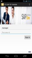 SAP B1 Mobile (Z3moB1le) Affiche