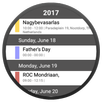 Calendar for wear preview APK
