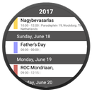 Calendar for wear preview aplikacja