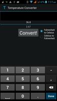 Celsius/Fahrenheit Converter screenshot 2
