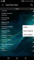 Faster Music Player capture d'écran 1