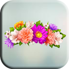 Flower Crown Photo Editor أيقونة