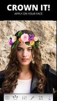 Flower Crown Photo Editor скриншот 2