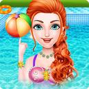 Sommer- Schwimmbad Party- Mädchen Spiele APK