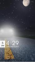 ZUI Locker Theme - Moon Light captura de pantalla 1