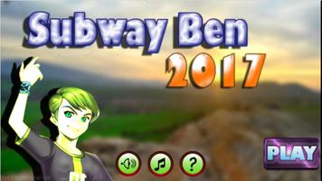 Subway Ben Run Surf 2017 Affiche