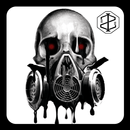 APK Gas Mask Tattoo Design