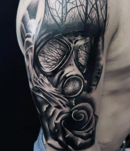Gas Mask Tattoo Design APK for Android Download