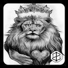 Lion Tattoo Design أيقونة