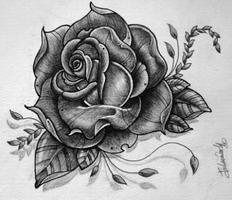 Rose Tattoo Design imagem de tela 3