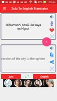 Zulu English Translator पोस्टर