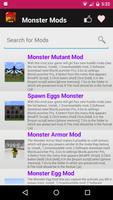 Monster Mod For MCPE. スクリーンショット 1