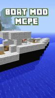 Boat Mod For MCPE. Affiche
