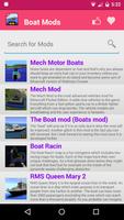 Boat Mod For MCPE. capture d'écran 1