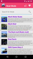 Boat Mod For MCPE. ảnh chụp màn hình 1