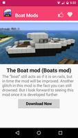 Boat Mod For MCPE. capture d'écran 2