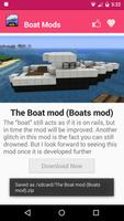 Boat Mod For MCPE. capture d'écran 3