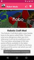 Robot Mod For MCPE. capture d'écran 3