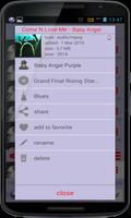 Music Purple Mp3 Player capture d'écran 3