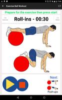 Exercise Ball Workout Routine imagem de tela 1