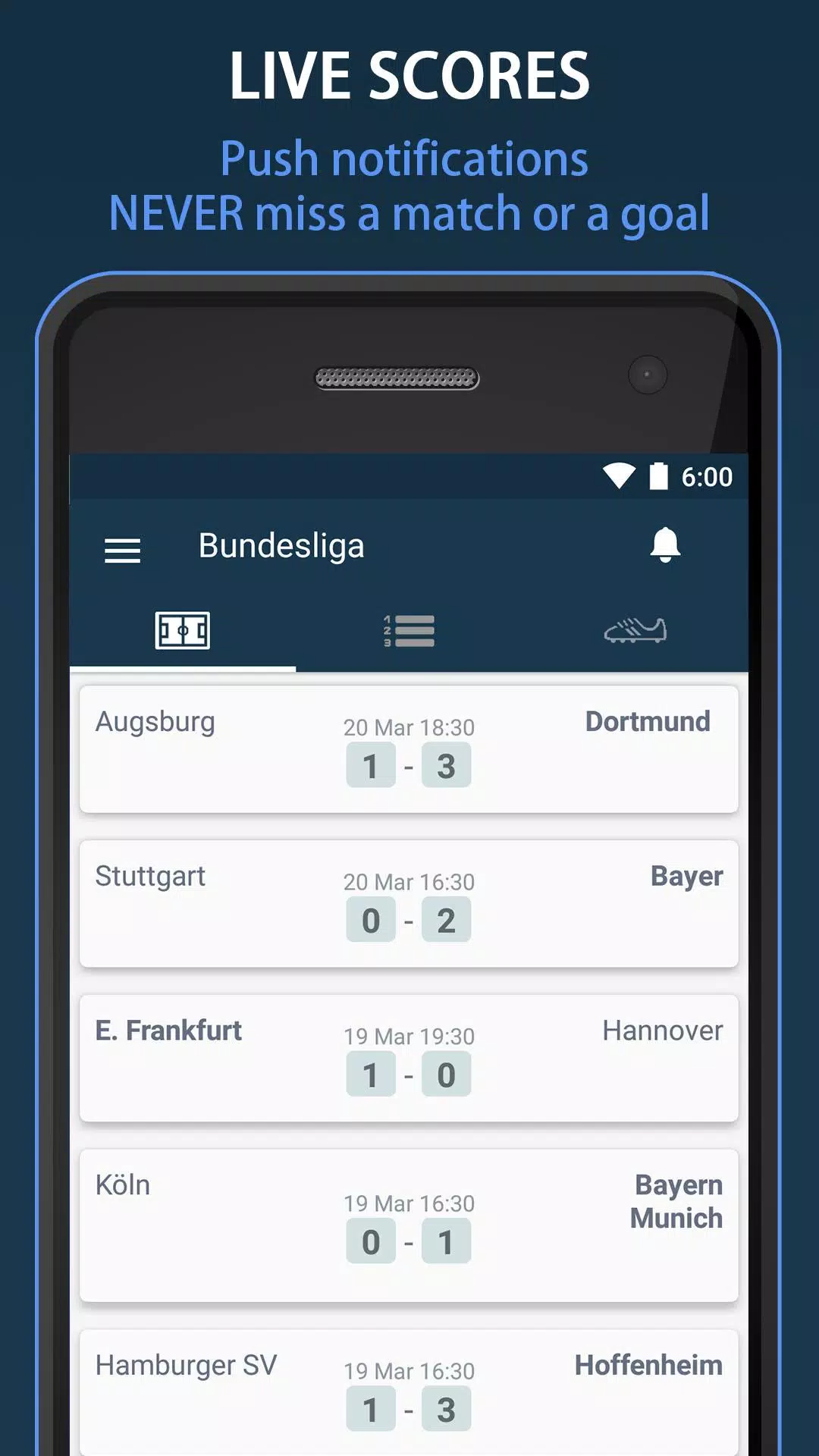 Livescore Bundesliga Germany APK for Android Download