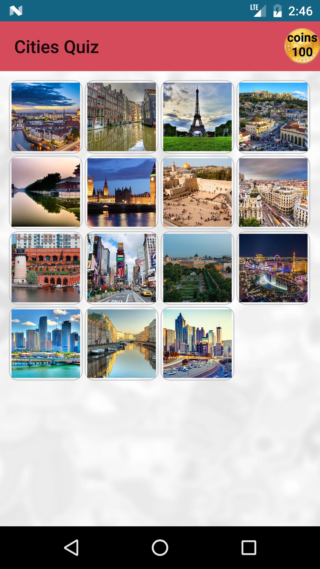 Famous Cities Quiz. Check the photo guess the city for Android - APK  Download